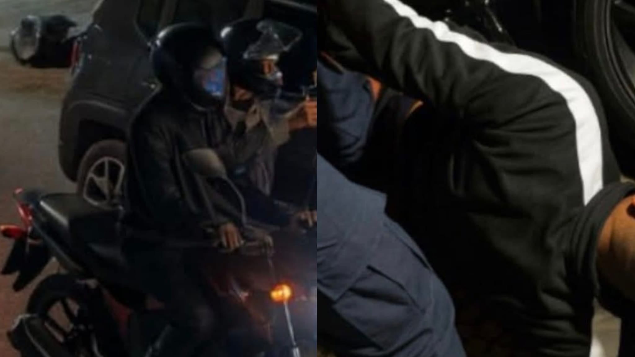 Voltreffer met vier wielen: Overvallers eindigen klem onder Jeep van vrouw!